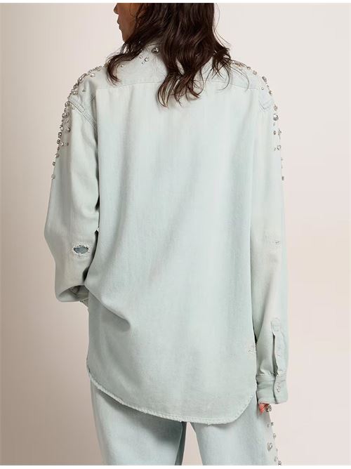 Camicia con cristalli Golden Goose | GWP00589.P00062750100